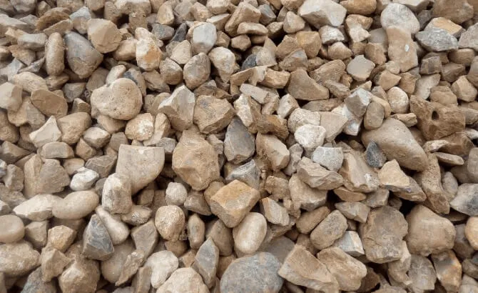Щебень гравийный фракции 40-70мм